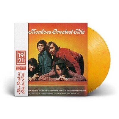 The MONKEES LP Greatest Hits YELLOW FLAME Coloured VINYL 1921 Ltd Spec Ed Sealed