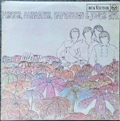 The Monkees Pisces Aquarius Capricorn & Jones Ltd 1967 Uk Rca Vinyl LP Rd 7912