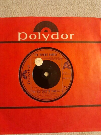 THE RITCHIE FAMILY THE BEST DISCO IN TOWN