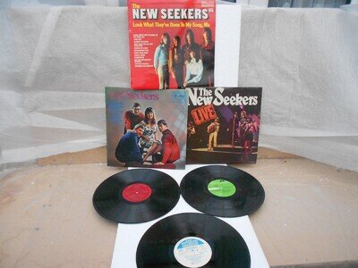 The new Seekers - 3 x Vinyl Albums in good condition