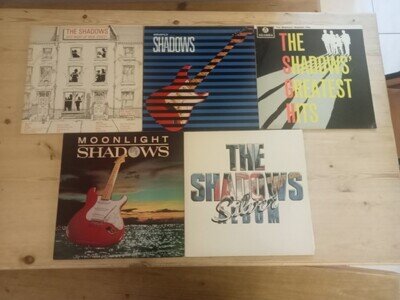 THE SHADOWS - 5 LP Lot