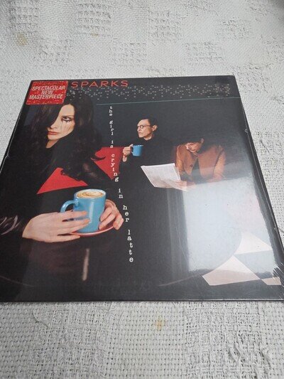 Sparks - The Girl is Crying in her Latte 12" 180G Clear Vinyl Album NEW Sealed