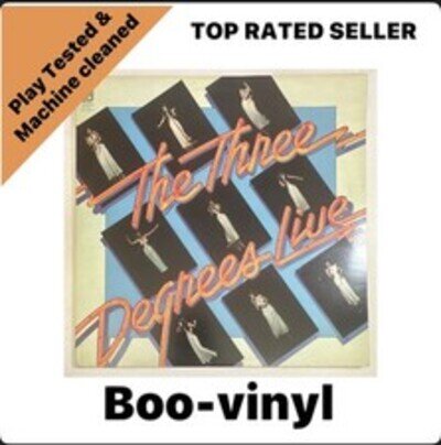 The Three Degrees-The Three Degrees Live Vinyl LP Record Soul Funk Disco EX
