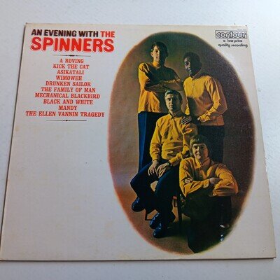 The Spinners / An Evening With / 1972 VINYL LP / EX CONDITION / FAST POST