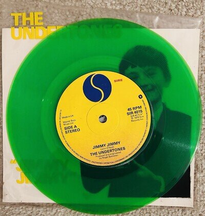 The Undertones - Very Rare Collectors Item In Green Vinyl Plus 3x7 Vinyls