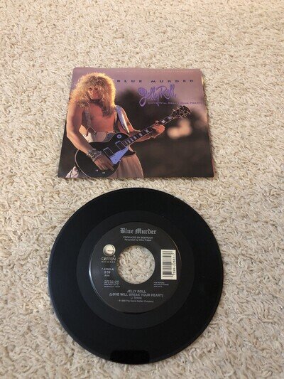 Jelly Roll By Blue Murder 45 LP Vinyl Record RARE! Rock Zebra Winger Lynch Mob