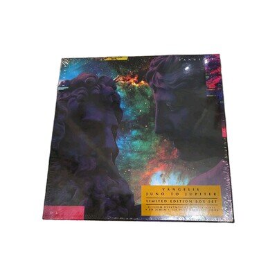 VANGELIS JUNO TO JUPITER 12" VINYL LP / CD HARDBACK BOOK BOXSET NEW SEALED