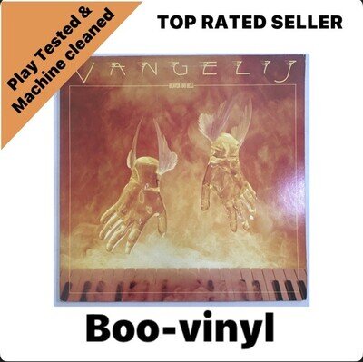 Vangelis Heaven And Hell LP Album Vinyl Record Electronic Ambient EX / VG+
