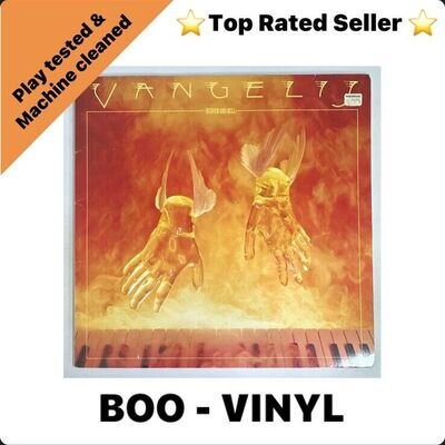 Vangelis Heaven And Hell LP Album Vinyl Record Electronic Ambient NM / EX