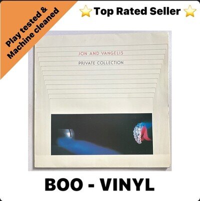 Jon & Vangelis Private Collection LP Album Vinyl Record POLH 4 Polydor -VG+ / EX