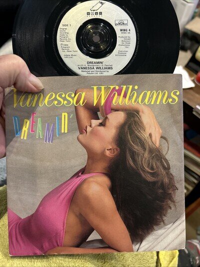 VANESSA WILLIAMS - Dreamin 7” Single Vinyl Record 1988 Polydor Wing 4 Vg+