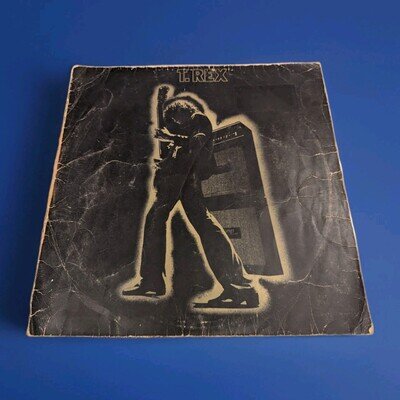 T.Rex Electric Warrior Vinyl Rare Original UK 1st Press 1971 Fly Records G/VG+