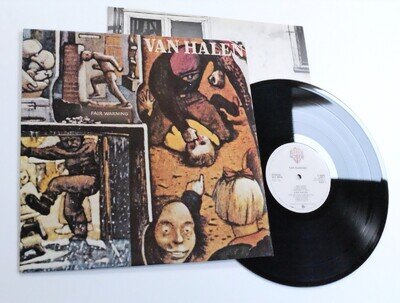 VAN HALEN - FAIR WARNING LP VINYL N MINT Original UK 1st Press Rare Certificate