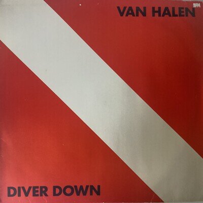 VAN HALEN LP RECORD ‘DIVER DOWN’ (WARNER BROTHERS)