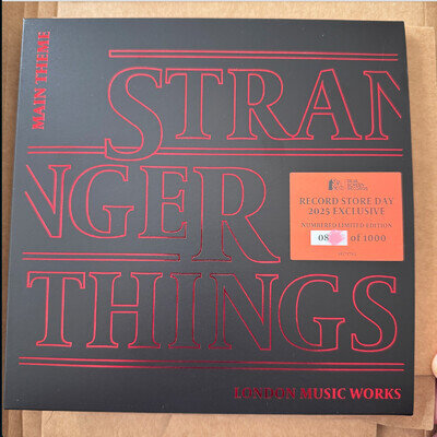Stranger Things London Music Works 7" Red Vinyl 2025 Record Store Day 2025 RSD