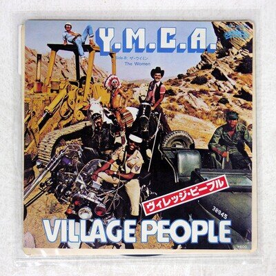 VILLAGE PEOPLE Y.M.C.A. CASABLANCA VIP2680 Japan VINYL 7