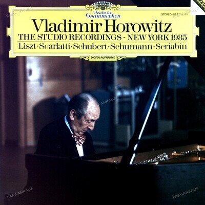 Vladimir Horowitz - The Studio Recordings - New York 1985 LP (VG+) '