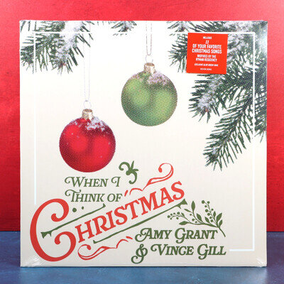 Amy Grant Vince Gill When I Think Of Christmas LP Olive Green Vinyl 2024 Sealed
