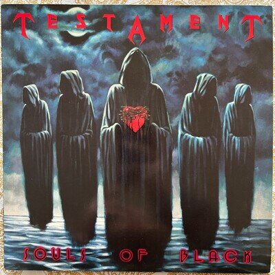 TESTAMENT - Souls Of Black - Europe 1990 1st Pressing - Rare Thrash Metal
