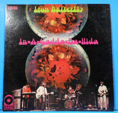 IRON BUTTERFLY IN-A-GADDA-DA-VIDA LP 1968 ORIGINAL NICE CONDITION! VG/VG+!!D