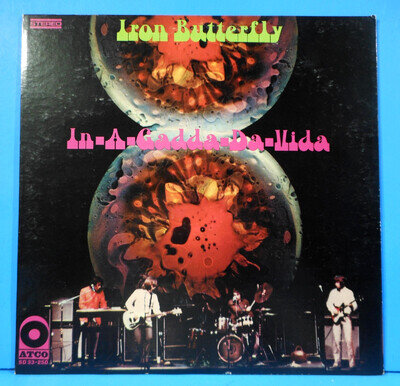 IRON BUTTERFLY IN-A-GADDA-DA-VIDA VINYL LP 1968 NICE CONDITION! VG/VG++!!C