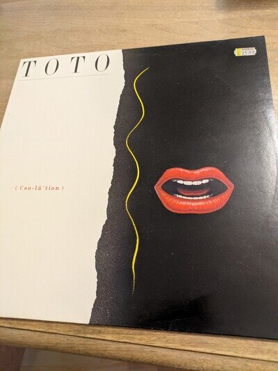 TOTO -Isolation - 12" Vinyl LP 1984 Excellent Condition