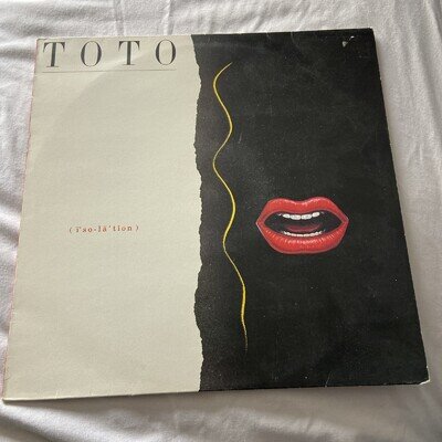 Toto , Isolation 1984 CBS Records Vinyl Lp
