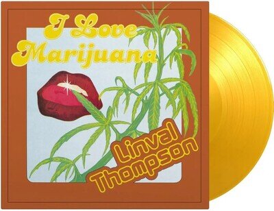 Linval Thompson I Love Marijuana limited yellow numbered LP Album vinyl record