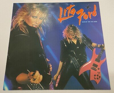 Lita Ford - Dancin' On The Edge - Vinyl LP - First Pressing.
