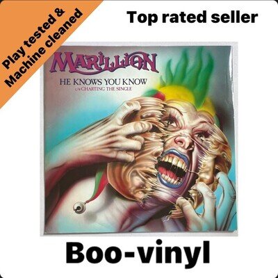 Marillion - He Knows You Know c/w Charting The Single - 12" Vinyl Single Record