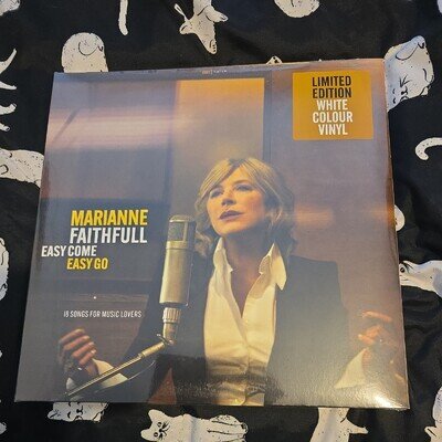 Marianne Faithfull - Easy Come, Easy Go Ltd white Vinyl 2 x LP NEW & SEALED