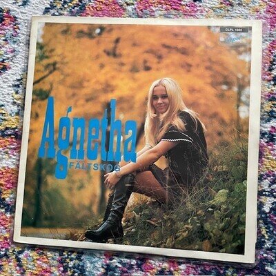 RARE. Agnetha Fältskog of (ABBA) Debut Solo Album. 1968. CLPL 1002