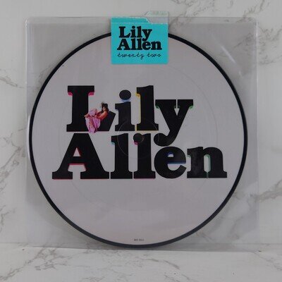 Lily Allen – Twenty Two 7" Vinyl Single 45rpm M- 2009 Picture Disc