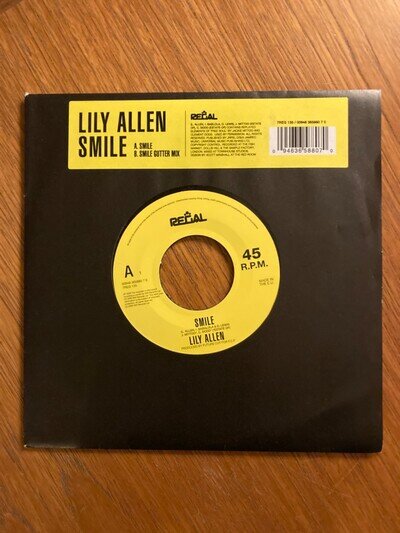 7” LILY ALLEN SMILE and GUTTER MIX on Regal Jackie Mittoo sample Free Soul