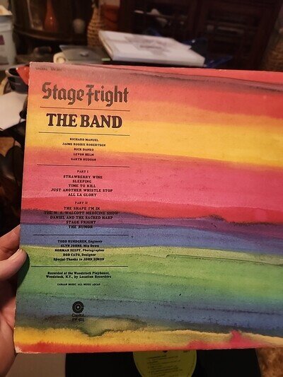 The Band Stage Fright 1970 Vinyl, Levon Helm, Rick Danko, Robbie Robertson