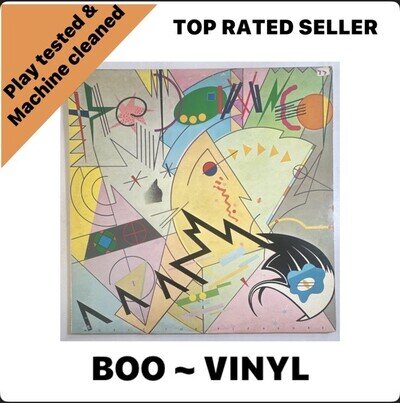 The Damned Music For Pleasure 1977 SEEZ 5 A2/B2 Press Punk Vinyl LP VG+ / VG+