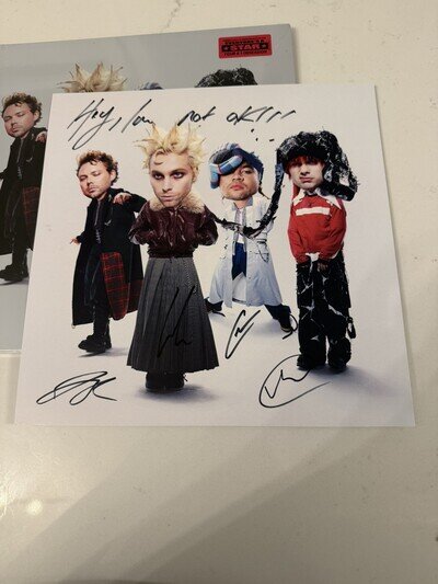 5 Seconds Of Summer Everybody’s A Star Vinyl + Signed personalised hand written