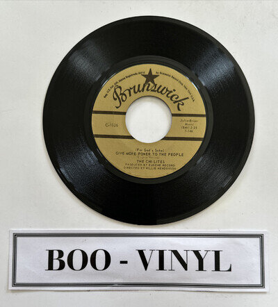 The Chi-Lites - (For God's Sake) Give More Power To The People 7" Vinyl US EX