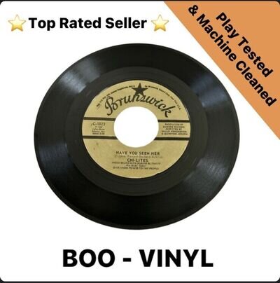 The Chi-lites Have You Seen Her 7” Soul Funk Vinyl Record Brunswick Ex