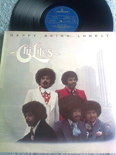 THE CHI-LITES LP HAPPY BEING LONELY 1976 9 TRACKS