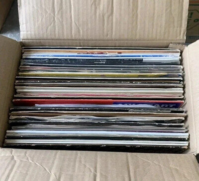 50x Mixed Genre Vinyl Records LPs 12" Job Lot Surprise box!! Job Lot 8