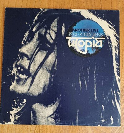 TODD RUNDGREN'S UTOPIA Another Live Vinyl Record Album LP Bearsville 1975 & Rock