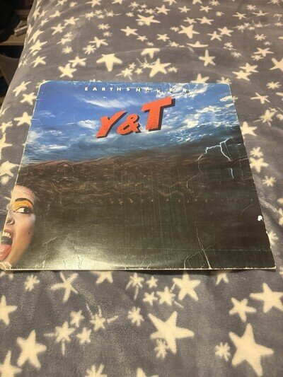 Y & T Earthshaker Vinyl LP 1981 A&M Records