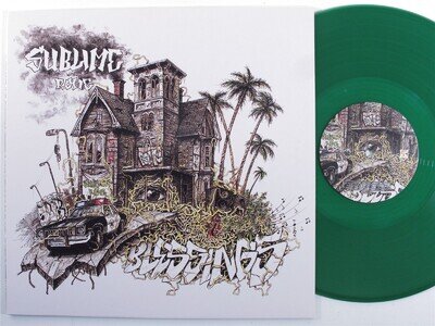 SUBLIME WITH ROME Blessings FIVE MUSIC LP VG+ green vinyl z
