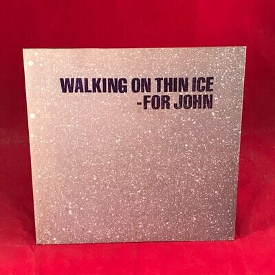 YOKO ONO Walking On Thin Ice 1981 UK 7" vinyl single original 45 John Lennon