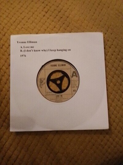 Yvonne Elliman -Love Me 7" Single Record (1976)