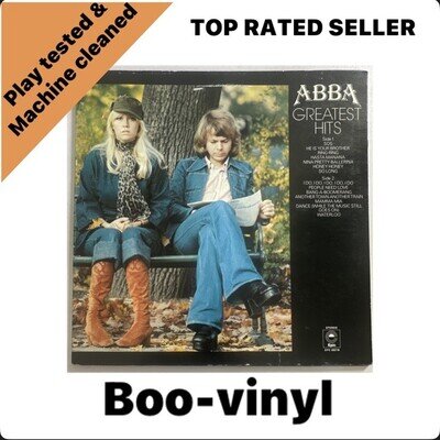 Abba Greatest Hits Vinyl LP Record Epic EPC69218 EX / VG+ Condition