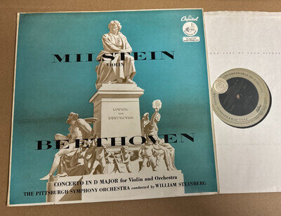 P 8313 Beethoven Violin Concerto Nathan Milstein Pittsburgh Sym Orch Steinberg