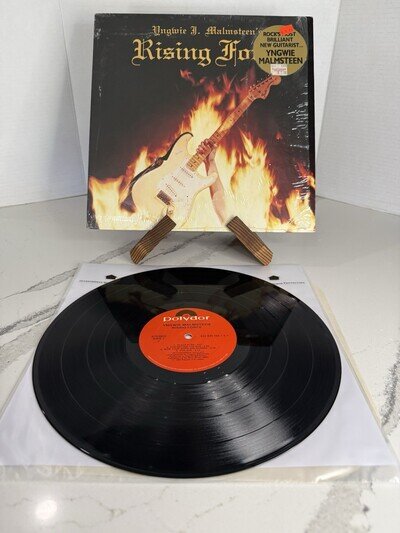 Yngwie J. Malmsteen - Rising Force 1984 Vinyl LP Polydor, Shrink Hype Sticker M-