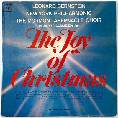 Leonard Bernstein, Mormon Tabernacle Choir – The Joy Of Christmas • LP Record